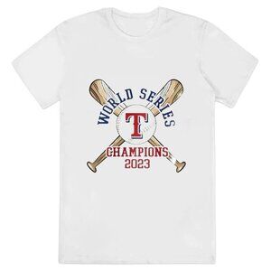 Texas Rangers World Series Champions 2023 Baseball Fan Graphic T-Shirt 90